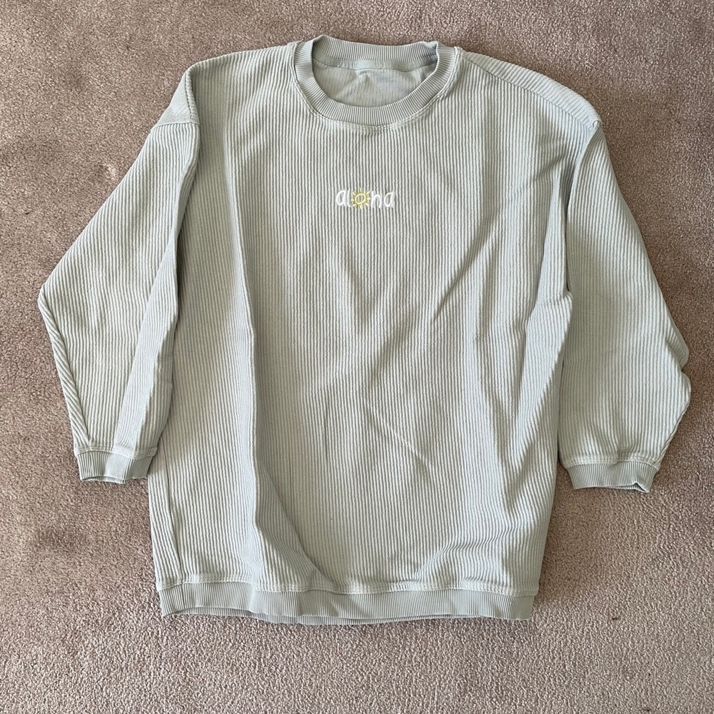 Aloha Ribbed Sweatshirt
